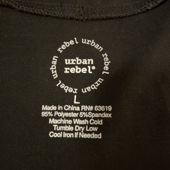 Urban Rebel Mock T Sleeveless Top NWT Green Knit Wide Leg Cropped Palazzo Pants - Picture 9 of 16